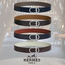 【人気】HERMES イサカバックル リバーシブルベルトレザー 38mm