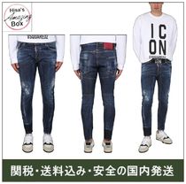 (送料・関税込)D SQUARED2 Dark Scar Wash Tidy Biker Jeans