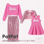 PatPat キッズワンピース・オールインワン 【PatPat】3-10歳☆Barbie〇バービー☆キャミワンピ&羽織物