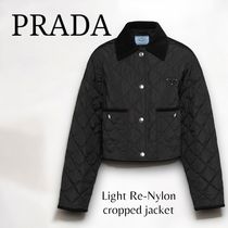 PRADA＊Light Re-Nylon cropped キルティングジャケット＊送料込