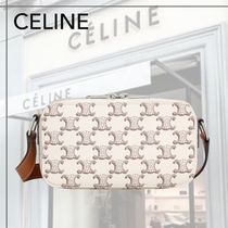 CELINE◆トリオンフ ミニ ショルダーバッグ ホワイト