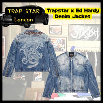 『Trapstar London』x Ed Hardy Denim Jacket