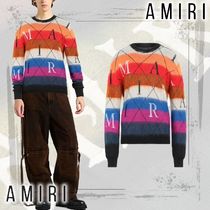 AMIRI★ロゴ マルチカラーニット