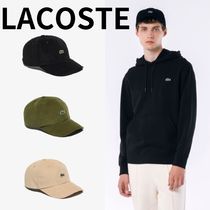 ■LACOSTE■ワンポイントワニロゴ コーデュロイキャップ