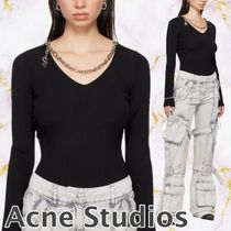 【Acne Studios】ブラック Kourtney トップス