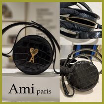 【関税込み】 ☆AMI PARIS☆ ラウンド ショルダーバッグ