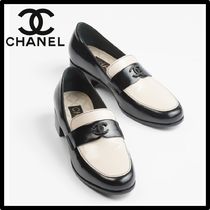 【バイカラーがお洒落♪】★CHANEL★モカシンローファー