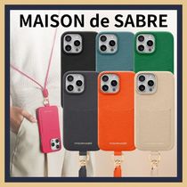 【MAISON de SABRE】スリング スマホケース iPhone16 Pro メンズ