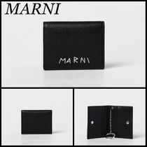 【関税込】新作◆MARNI マルニ◆ロゴ レザー カードケース