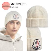 【MONCLER】ロゴ入りニットキャップ