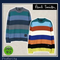 【Paul Smith】カラーブロック クルーネックニット ボーダー