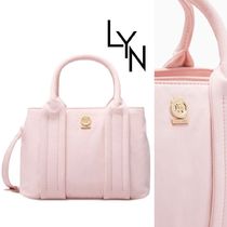 LYN スモール ジッパー ２WAY　ショルダーバッグ トップハンドル