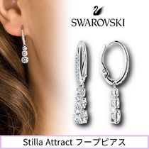 【SWAROVSKI】ATTRACT TRILOGY ROUND ピアス [正規品]