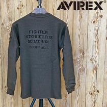 AVIREX アヴィレックス ハニカム ワッフル 長袖Tシャツ USAF