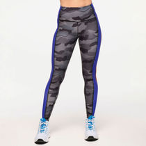 Explore High Waisted Ankle Leggings With Side Panels Gray