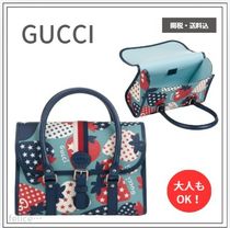 【GUCCI Kids】大人もOK★イチゴプリント ハンドバッグ