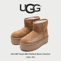 【UGG】 正規品★ (W) Classic Mini Platform Boots Chestnut