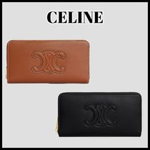 すぐ届く！【国内発送】CELINE ラージ ジップウォレット 財布