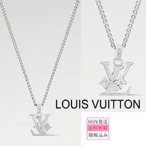 NEW!! LOUIS VUITTON ペンダント モノグラム ロウ シルバー