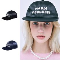 さらに100円引き◆Mardi Mercredi◆CAP MARDI STAR LOGO SATIN