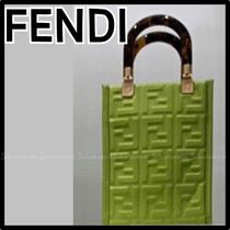 【FENDI】高級感漂う♡ハンドバッグ MINI SUNSHINE 黄色