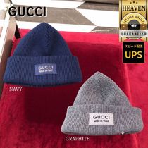 6万取引突破★UPS速達便！【GUCCI】772562 4G200_ニットキャップ