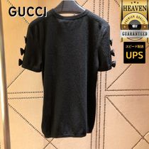 6万取引突破★UPS速達便！【GUCCI】772799_カシミア 半袖ニット