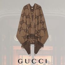 【人気★オシャレ】GUCCI リバーシブルGGジャンボカシミヤマント