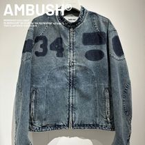 【新作セットアップ】AMBUSH DENIM RIDER JACKET（blue）