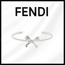 【FENDI】大人可愛い♡Bow リボン ブレスレット シルバー