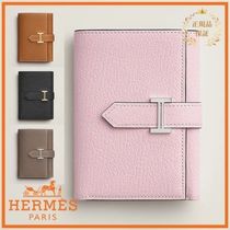 【HERMES】上品なピンクが可愛い♪　ベアンウォレット