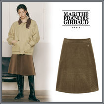 24AW人気トレンド【Marithe】W CORDUROY LONG SKIRT