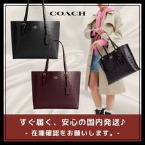 クロコダイル エンボス★【COACH】モリー トート バッグ