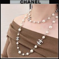 【パールで華やか】CHANEL ロングネックレス