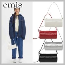 【韓国EMIS エミス】EMBOSSED BARREL BAG