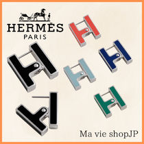 ポップでカジュアル♪ 【HERMES】エルメス シングルピアス《Ｈ》