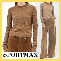 SPORTMAX☆関税込み☆スタッズウール混セーター