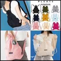 ★大人気★PLEATS MAMA★BowBackpack★バックパック★追跡可