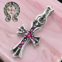 †Chrome Hearts†至高の逸品†ルビー Baby Fat Cross Charm