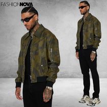 FASHION NOVA MEN カモボンバージャケット Camo Bomber Jacket