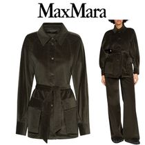 【Max Mara】 Mattia ベルベットシャツジャケット 関税送料込み