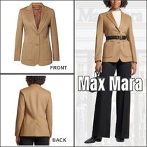 関税送料込【Max Mara Studio】ブレザー ジャケット ブラウン