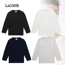 【LACOSTE】ハイストレッチコットンニット長袖Tシャツ