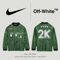 【Nike x Off-White】 Allover Print Jersey Kelly Green