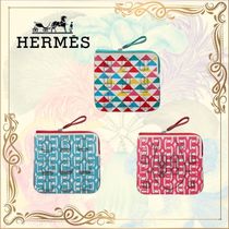 注目！【HERMES】スクエアポケットペンケース　カーフスキン