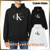 [Calvin Klein]★SALE★Men's Relaxed Monogram Logo Hoodie★