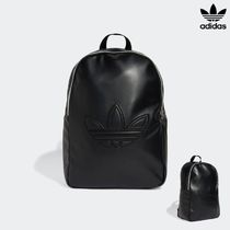 [ADIDAS] バックパック トレフォイル アウトライン ブラック