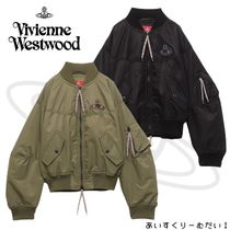 超クール！＜viviennewestwood＞バレル MA−1ブルゾン