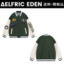 【Aelfric Eden】タオル刺繍バッジ バーシティ ジャケット