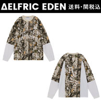 【Aelfric Eden】カモ パッチワーク スウェットシャツ